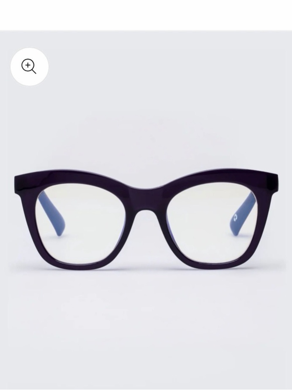 🔥The Book Club Harlots Bed Cat-Eye Blue Light Reading Glasses Deep Purple +1.00